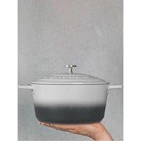 Masterclass 4 Litre Casserole Dish With Lid - Ombre Grey