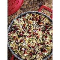 Masterclass Large 5 Litre Casserole Dish With Lid - Red