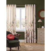 Laura Ashley Attleton Lined Eyelet Curtains