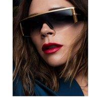 Victoria Beckham Womens Shallow Masked Shape Sunglasses - Black