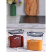 Kilner Fresh Storage 700Ml Spice Jar Set Of 2