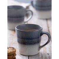 Mason Cash Set Of 2 Reactive Fade Mugs Grey