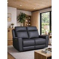 Aspire Elmhurst Leather Power Recliner - 2 Seater