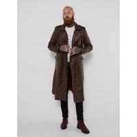 Joe Browns March On Long Military Leather Coat