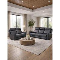 Aspire Elmhurst Leather Power Recliner - 2 + 3 Seater