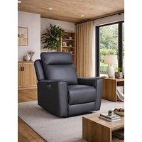 Aspire Elmhurst Leather Power Recliner - Armchair