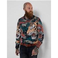Joe Browns Dragon V Tiger Print Shirt