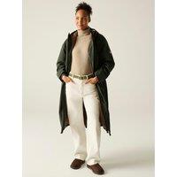 Regatta Womens Luxe Heritage Waterproof Hooded Longline Robe - Dark Khaki