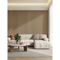 Living And Home Acoustic Mdf Wall Panel Wenge Effect 60Cm W X 120Cm H