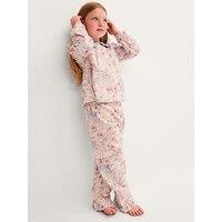 Monsoon Girls Woven Princess Pyjamas - Pink
