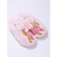 Boux Avenue Kitty Love Borg Mule - Pink Mix