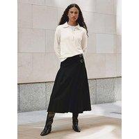 Albaray Double Buckle Skirt - Black