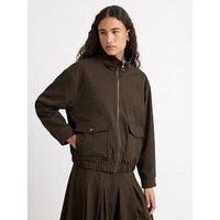 Albaray Mini Checked Jacket - Brown