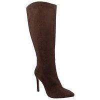 Ravel Gibson Knee High Heeled Boot - Brown