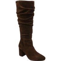 Ravel Farley Block Heel Slouch Knee Boot - Brown