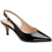 Ravel Foston Kitten Heel Sling Back - Black