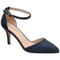 Ravel Hale Court Heel Shoe - Navy