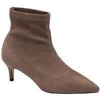 Ravel Madruga Kitten Heel Ankle Boot - Brown