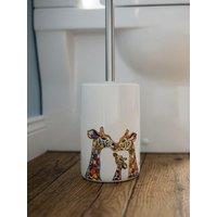 Croydex Steven Brown Toilet Brush - Giraffe Family