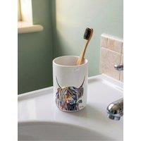 Croydex Steven Brown Ceramic Tumbler - Lizzie Mccoo