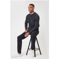 Threadbare Mens Slim Fit Stretch Cargo Trousers - Black