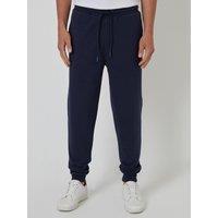 Threadbare Regular Fit Cotton Rich Joggers In Navy