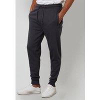 Threadbare Regular Fit Cotton Rich Joggers In Charcoal