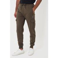 Threadbare Regular Fit Cotton Rich Cargo Joggers In Khaki