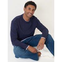 Threadbare Mens Mock Layer Long Sleeve T-Shirt - Navy