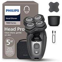 Philips Head Shaver Pro 7000 Series - Skull Shaver For Men And Women, 360 & Flexing Head & Comfortcut Blades For Clean Shave, Gentle On Skin, Model Hs7980/15