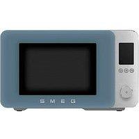 Smeg Microwave With Oven, Air Fry, Grill, Storm Blue