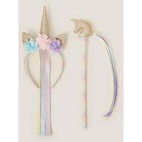 Monsoon Girls Dazzle Unicorn Dress Up Set
