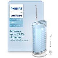 Philips Sonicare Compact Flosser 1000 - Portable Water Flosser With 3 Flossing Modes, Ipx7 Waterproof Oral Irrigator, Travel Friendly, Blue, Hx3333/24