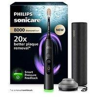 Philips Sonicare Next-Generation Diamondclean 8000 Electric Toothbrush - With Smart Pressure Feedback, And 15 Settings, Black, Hx8311/12