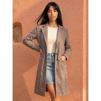 Roman Petite Faux Suede Jacket