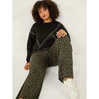 Roman Curve Paisley Wide Leg Culottes