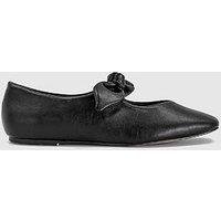 Office Fliss Bow Ballerina Flats - Black