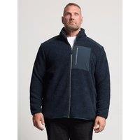 Badrhino Mens Borg Lined Zip Through Jacket - Blue