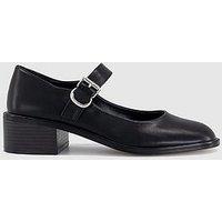 Office Meredith Heeled Mary Jane Shoe - Black