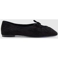 Office Frenzie Key Hole Ballet Pumps - Black
