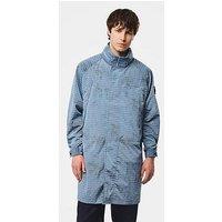 Weekend Offender Algiers Badge Long Line Coat - Blue