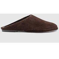 Office Feel Good Suede Mules - Brown
