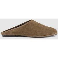 Office Feel Good Suede Mules - Brown
