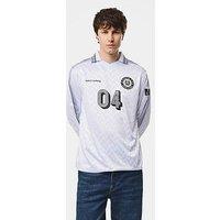 Weekend Offender Verge Long Sleeve Football Shirt - White