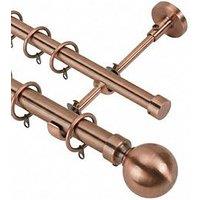 The Very Collection Double Ball End Curtain Pole 120-320Cm 19Mm & 28Mm