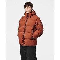 Weekend Offender Amsterdam Padded Hooded Coat - Brown