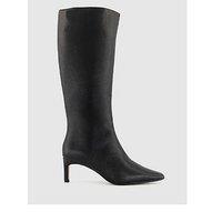 Office Karina Kitten Heel Knee High Boots - Black