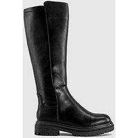 Office Koko Stretch Back Knee High Boots - Black