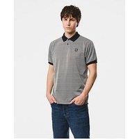 Weekend Offender Winfield Short Sleeve Polo Shirt - Black