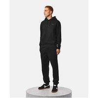 Weekend Offender Mens Ruidoso Hooded Cotton Tracksuit Set - Black